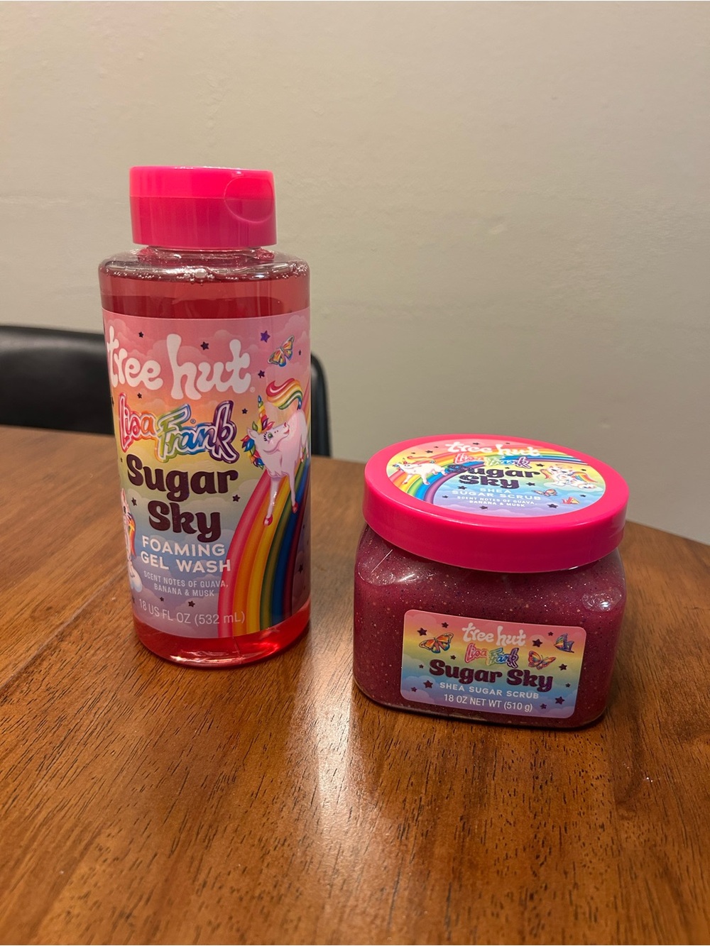 Lisa Frank Tree Hut- Sugar Sky Body Wash & Sugar Scrub